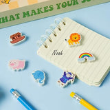 Haooryx 60pcs Noah Ark Mini Eraser for Kids Bulk Cartoon Noah Ark Theme Pencil Erasers 3D Mini Puzzle Erasers Pet Home Party Favor Student Homework Classroom Reward Birthday Gift Filler Supplies