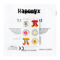 Haooryx 24 Pack Pi Day Tattoos Bulk Pi Symbol Temporary Tattoos Waterproof Lastingor Pi Day Stickers for Pi Day Present Theme Party Decorations School Classroom Student Math Class Favor Supplies