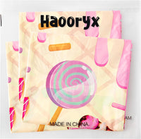 Haooryx 3 Pack Two Sweet Birthday Party Tablecloths Decoration, Ice Cream Donut Candy Plastic Disposable Waterproof Rectangle Table Cover for Girls 2nd Theme Birthday Party Dinner Table Decor Supplies