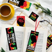 Haooryx 120Pcs Black History Month Bookmarks, Black History Matter Bookmark for Celebrate African American BHM Festival Decoration School Inspirational Event Classroom Stationery Handout Supplies