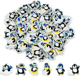 Haooryx 60pcs Cute Penguin Mini Eraser Bulk for Kids Novelty Winter Season Penguin Pencil Eraser Cartoon Animals Desk Pet for Student Homework Rewards Classroom Prize Gift Filler Back to School Supply