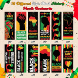 Haooryx 120Pcs Black History Month Bookmarks, Black History Matter Bookmark for Celebrate African American BHM Festival Decoration School Inspirational Event Classroom Stationery Handout Supplies
