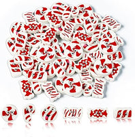 Haooryx 60pcs Christmas Candy Mini Erasers Bulk Novelty Christmas Candy Canes Pencil Eraser Red&White Christmas Candy Rubber Erasers School Reward Prize for Kids Xmas Party Gift Filler (Red & White)