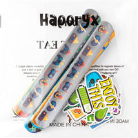 Haooryx 82pcs Video Game Slap Bracelets With Gaming Controller Stickers Set Cute Gamer Slap Wristband for Kid Birthday Video Game Cartoon Sticker Decals Party Favor Supplies Kids Classroom Reward