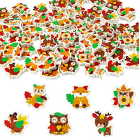 Haooryx 60Pcs Fall Animials Mini Eraser for Kids Bulk Novelty Autumn Animals Pencil Eraser 3D Desk Puzzle Erasers Pet for Student Homework Reward Classroom Prizes Fall Holiday Gift Filler Supplies