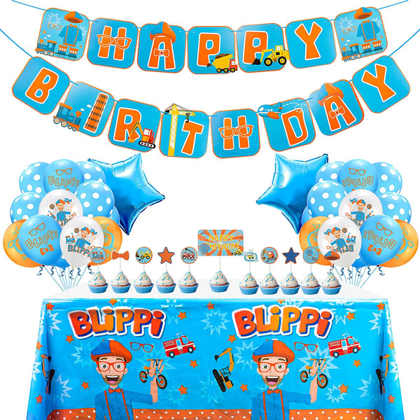 Beautiful Blippi party kit printable Bundle - oscarsitosroom