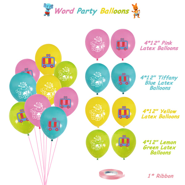 Word Party Party Birthday Decorations, Word Party Party Supplies for Kids  Inc