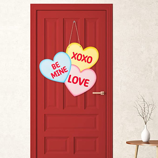 Farmhouse Hearts, Whitewashed, Primitive, Wooden Hearts, Valentines Day  Decor, Wood Hearts, doorknob decor, wall decor, shabby chic decor -   Italia