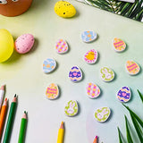 Haooryx 60pcs Easter Eggs Mini Eraser for Kids Bulk Novelty Eggs Pencil Eraser 3D Puzzle Erasers Desk Pet for Easter Spring Holiday Party Favor Student Homework Classroom Reward Supplies Gift Filler