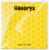 Haooryx 60PCS Summer Bees Plaid Pattern Paper Yellow Black Honeycomb Scrapbook Specialty Origami Paper Decorative 11’x11’Double Sided DIY Art Craft for Wrapping Gift Card Making Photo Album Decor