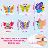 Haooryx 60pcs Spring Butterfly Mini Erasers for Kids Bulk Novelty Butterfly Pencil Eraser 3D Desk Puzzle Erasers Pet for Student Homework Reward Classroom Prizes Spring Holiday Gift Filler Supplies