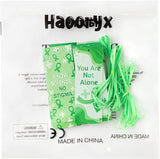 Haooryx 123Pcs Mental Health Awareness Bookmarks, Support Not Stigma Book Marks Know Science No Stigma Not Every Disability is Visible Bookmarks Fundraiser Event Classroom Stationery Handout Supplies