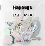 Haooryx 2PCS Pisces Season Foil Banner Shiny Silver Circle Dot Zodiac Hanging Banners February March Birthday Iridescent Bunting Letter Sign Horoscope Astrology Bday Party Photo Prop Supply Decoration